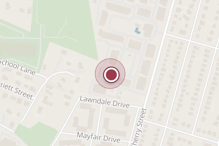 Street map around 2883 Jessica Taylor Pl #107, Falls Church, with a pin at B&C Paving And Masonry