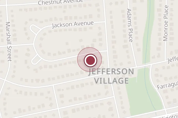 Street map around 6805 Kincaid Ave, Falls Church, with a pin at B&G Landscaping LLC
