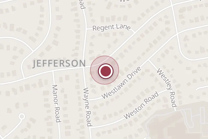 Street map around 6941 Westmoreland Rd, Falls Church, with a pin at C.I.A. Cleaning Services LLC