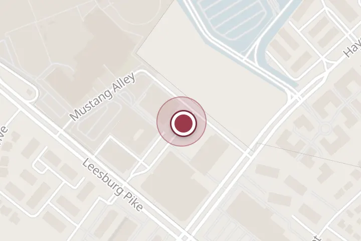 Street map around 267 W Falls Station Blvd, Falls Church, with a pin at Casabella Nail Salon - West Falls Church