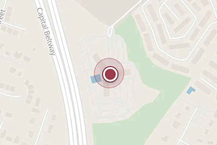 Street map around 2230 George C Marshall Dr, Falls Church, with a pin at CD Painting LLC