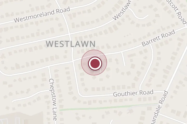 Street map around 3110 Hall Ct, Falls Church, with a pin at Denver's Plumbing
