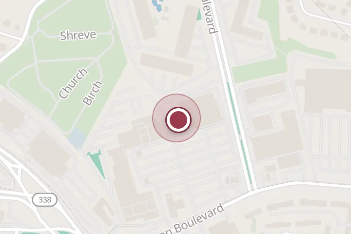 Street map around 6757 Wilson Blvd #21, Falls Church, with a pin at Diễm Xưa Quán
