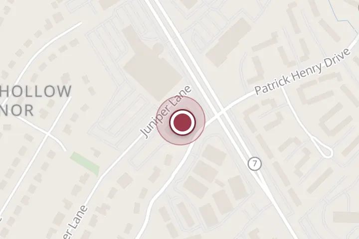 Street map around 6201 Leesburg Pike #403, Falls Church, with a pin at Enhanced Roofing & Remodeling