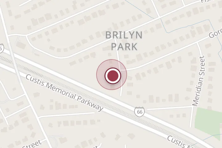 Street map around 2308 Brilyn Pl, Falls Church, with a pin at Ferman Heating & Cooling, Inc