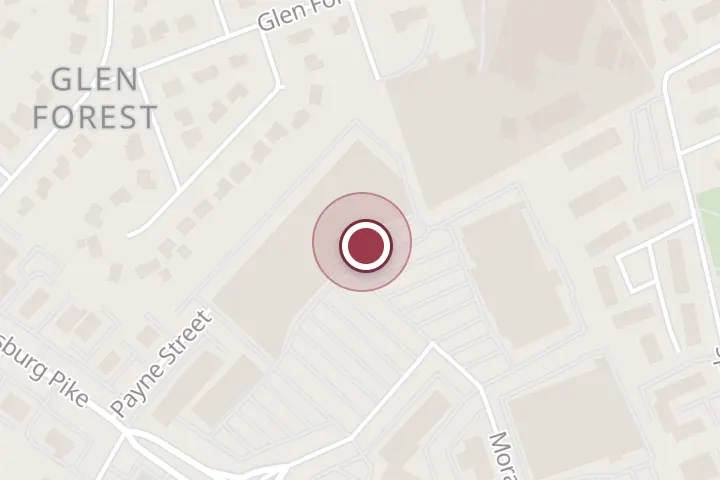 Street map around 5810 Crossroads Center Way, Falls Church, with a pin at Floor & Decor