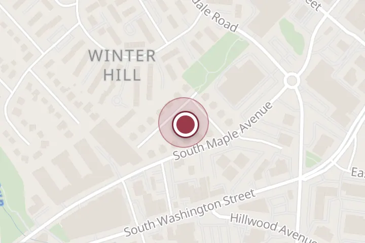 Street map around 305 Shirley St, Falls Church, with a pin at GRACE & TRUTH HANDYMAN