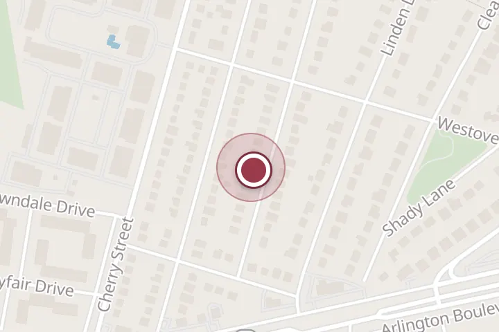 Street map around 2906 Brook Dr, Falls Church, with a pin at Hands For U Electric