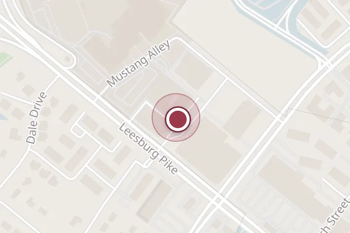 Street map around 153 W Falls Station Blvd, Falls Church, with a pin at Honoo Ramen Sushi & Bar-AYCE