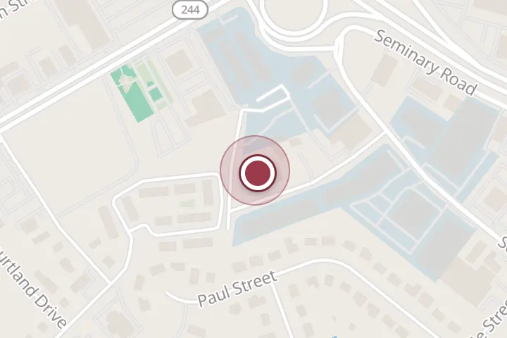 Street map around 3521 Williams Ln, Falls Church, with a pin at Juan's Auto Repair