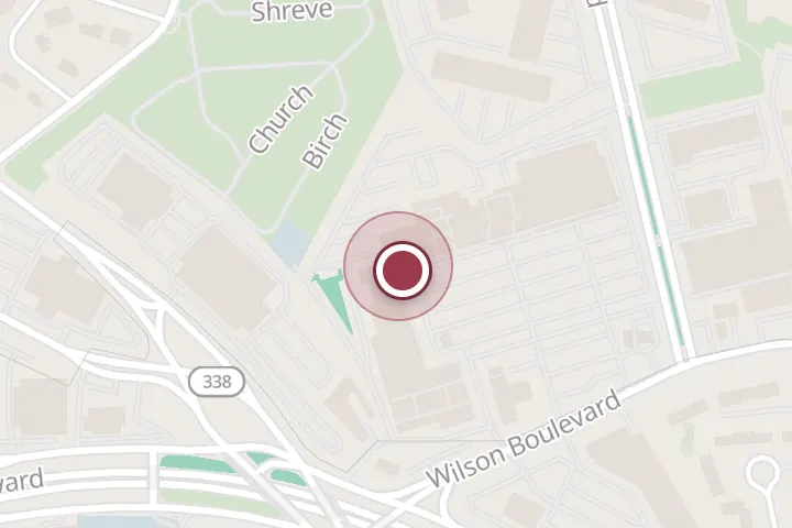 Street map around Sidewalk Stores, 6771 Wilson Blvd, Falls Church, with a pin at Kim Phung Bakery