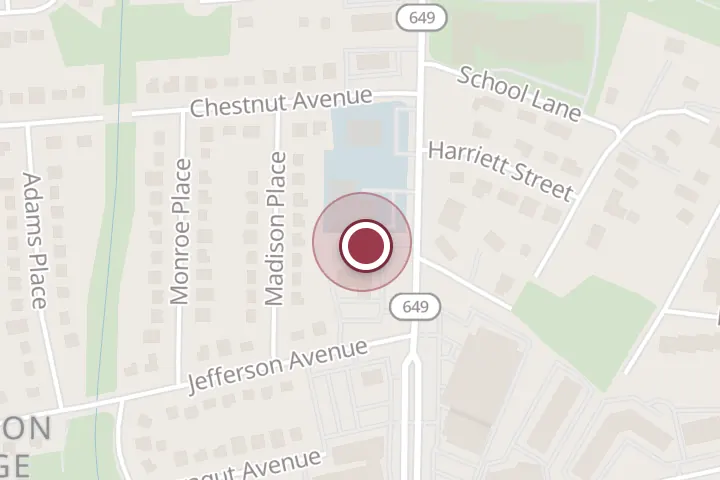 Street map around 2920 Annandale Rd, Falls Church, with a pin at La Granja De Oro