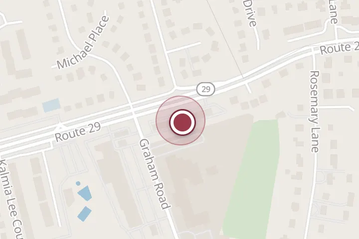Street map around 7297 Lee Hwy, Falls Church, with a pin at Law Office of H. Steve Ngo