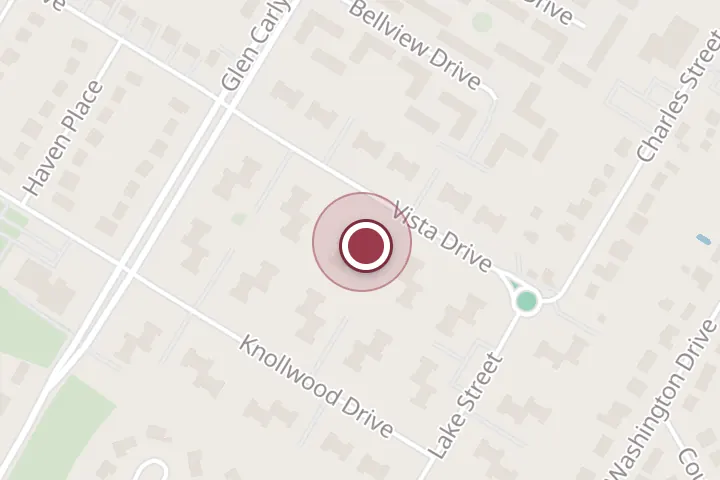 Street map around 6017 Vista Dr, Falls Church, with a pin at M K R General Remodeling
