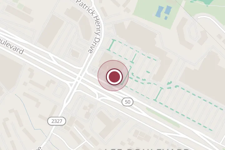Street map around 6134 Arlington Blvd, Falls Church, with a pin at Mark Hennessy - State Farm Insurance Agent