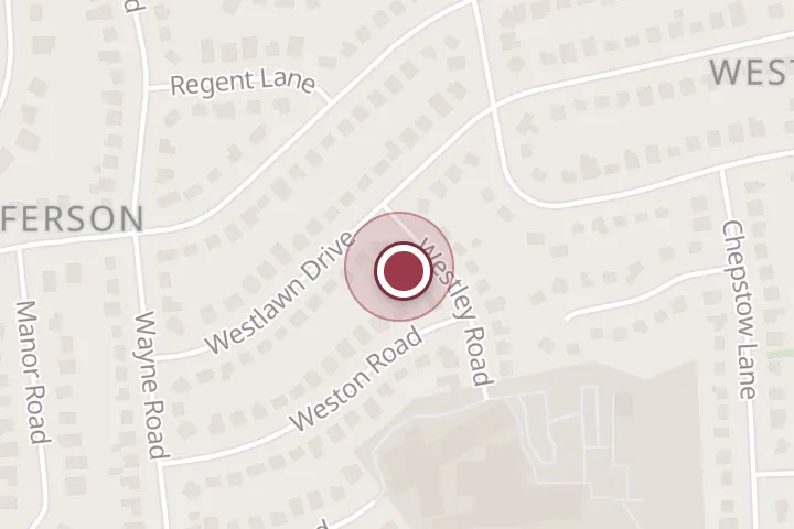 Street map around 3114 Westley Rd, Falls Church, with a pin at Only pay for what you need real estate