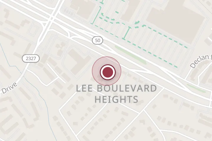 Street map around 6109A Arlington Blvd, Falls Church, with a pin at Paul P. Vangellow, P.C.