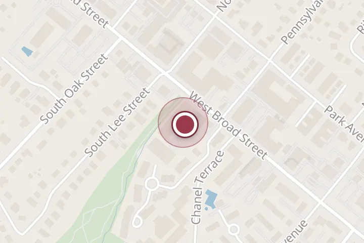 Street map around 513 W Broad St STE 100, Falls Church, with a pin at PrimeDoc Primary Care-Falls Church