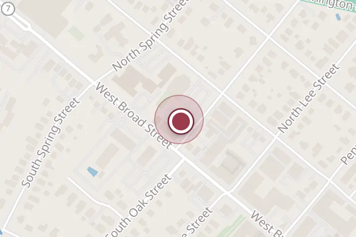 Street map around 800 W Broad St #6734, Falls Church, with a pin at PRO Electric plus HVAC