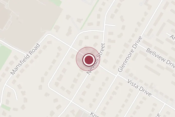 Street map around Vista Dr, Falls Church, with a pin at Ramírez tree services & stump removal LLC