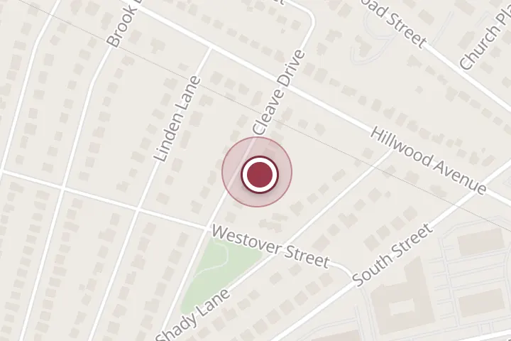 Street map around 2833 Cleave Dr, Falls Church, with a pin at Reta Yirga Real Estate Agency