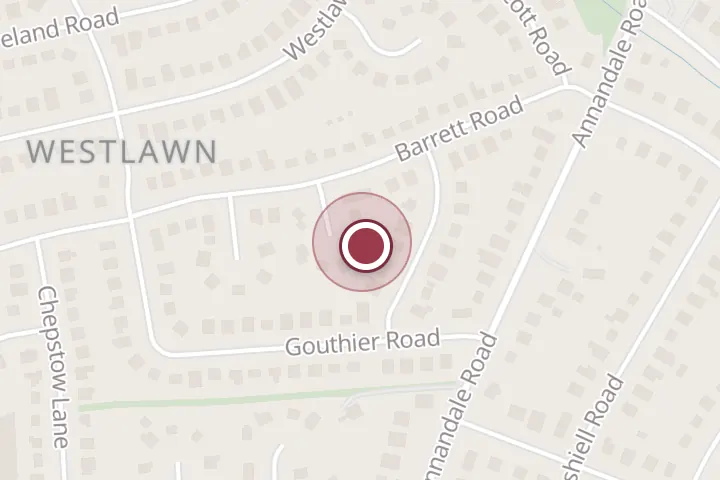Street map around 3113 Carroll Pl, Falls Church, with a pin at Rocha Tile Flooring