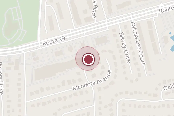 Street map around 7395A Lee Hwy, Falls Church, with a pin at Sushi Ohayo3 Hibachi & Sushi AYCE