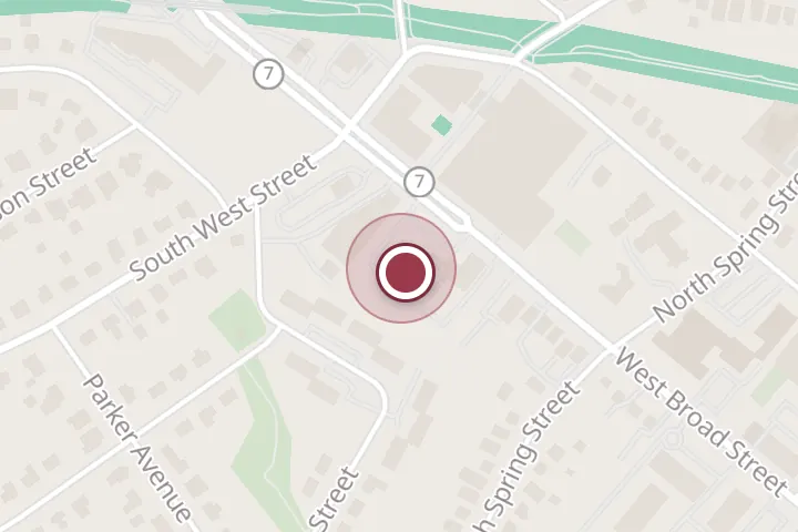 Street map around 113 Rowell Ct, Falls Church, with a pin at Tesler & Werblood