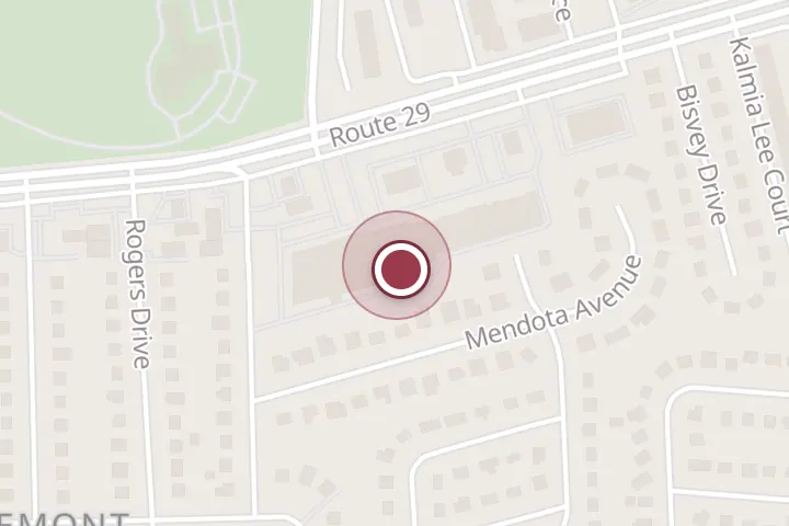 Street map around 7395 Lee Hwy, Falls Church, with a pin at The Original Pancake House